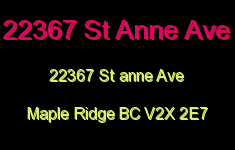 22367 St Anne Ave 22367 ST ANNE V2X 2E7